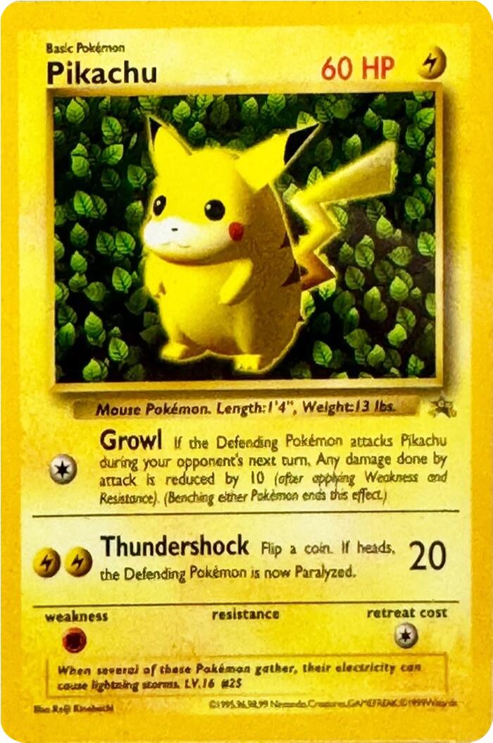 Pikachu (Corocoro Grey Star) [Player Placement Trainer Promos] | Exor Games Truro