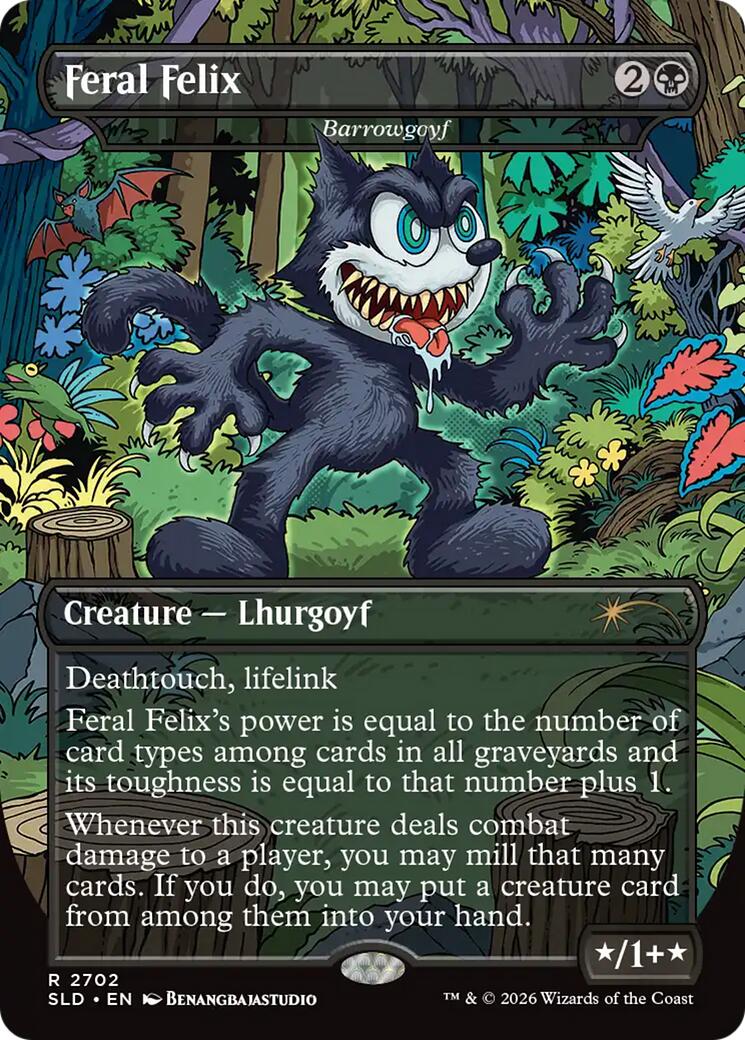 Feral Felix - Barrowgoyf [Secret Lair Drop Series] | Exor Games Truro