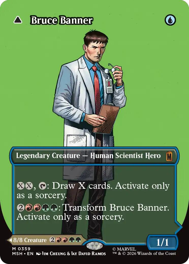 Bruce Banner (Borderless) (0359) [Marvel Super Heroes] | Exor Games Truro