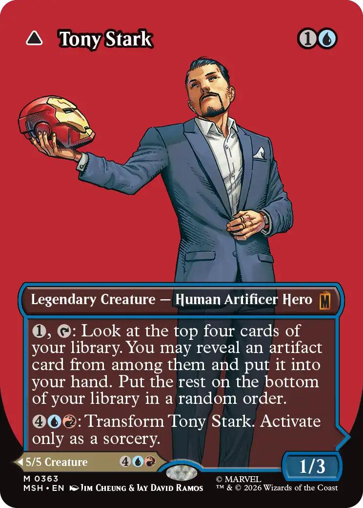 Tony Stark (Borderless) (0363) [Marvel Super Heroes] | Exor Games Truro