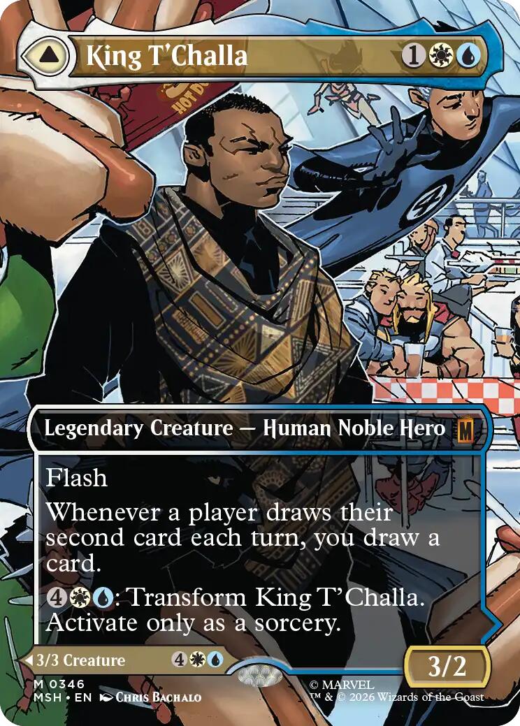 King T'Challa (Borderless) (0346) [Marvel Super Heroes] | Exor Games Truro
