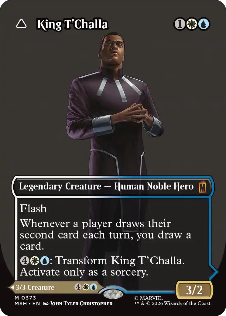 King T'Challa (Borderless) (0373) [Marvel Super Heroes] | Exor Games Truro