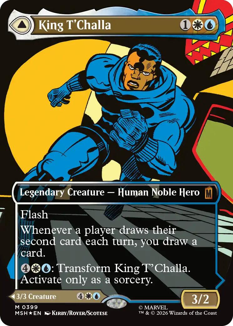 King T'Challa (Borderless) (0399) [Marvel Super Heroes] | Exor Games Truro