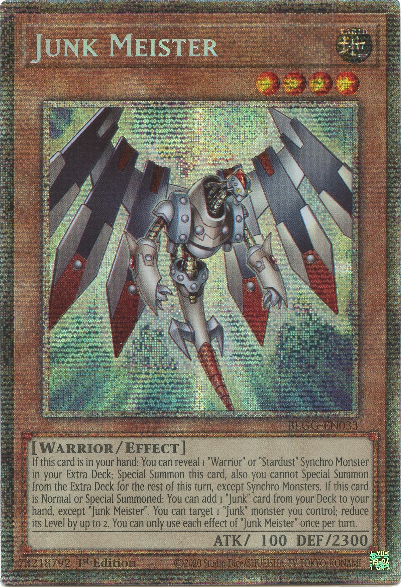 Junk Meister (Starlight Rare) [BLGG-EN033] Starlight Rare | Exor Games Truro