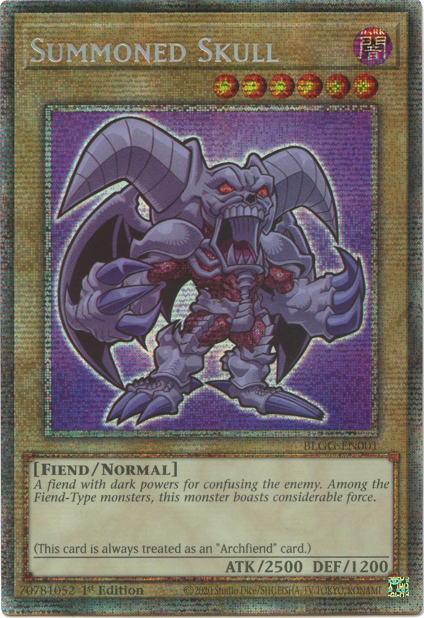Summoned Skull (Starlight Rare) [BLGG-EN001] Starlight Rare | Exor Games Truro