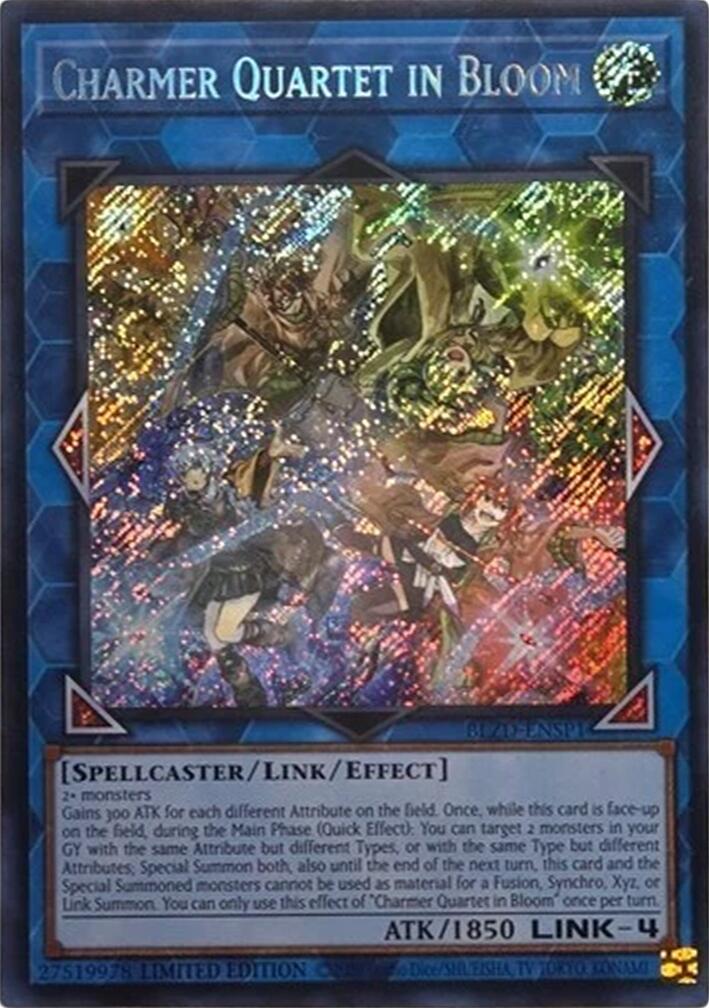 Charmer Quartet in Bloom (Secret Rare) [BLZD-ENSP1] Secret Rare | Exor Games Truro