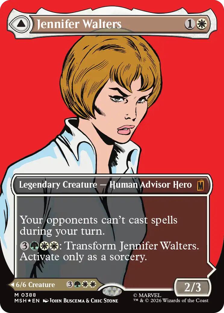 Jennifer Walters // The Sensational She-Hulk (Borderless) (0388) [Marvel Super Heroes] | Exor Games Truro