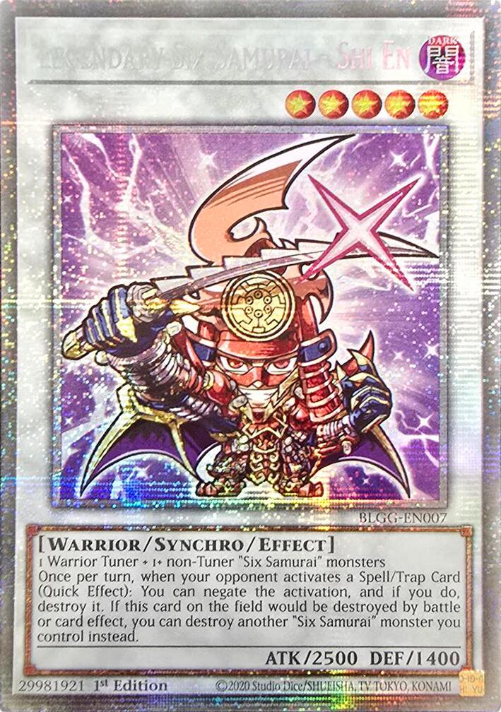 Legendary Six Samurai - Shi En (Starlight Rare) [BLGG-EN007] Starlight Rare | Exor Games Truro