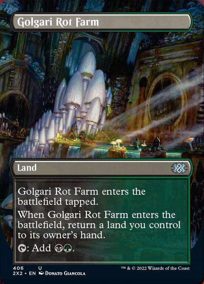 Golgari Rot Farm (Borderless Alternate Art) [Double Masters 2022] | Exor Games Truro