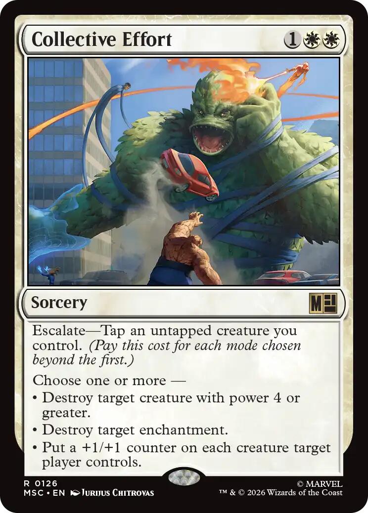 Collective Effort [Marvel Super Heroes Commander] | Exor Games Truro