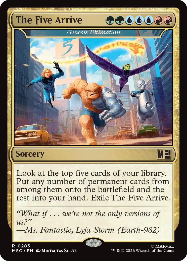 The Five Arrive - Genesis Ultimatum [Marvel Super Heroes Commander] | Exor Games Truro