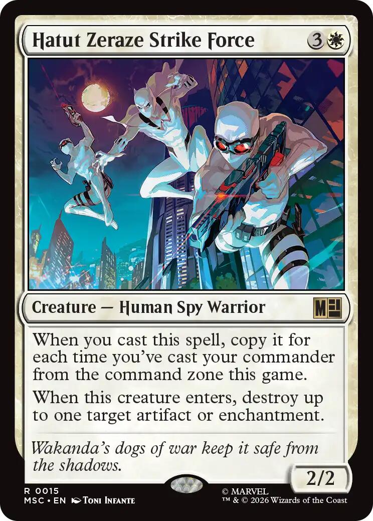Hatut Zeraze Strike Force (Surge Foil) [Marvel Super Heroes Commander] | Exor Games Truro