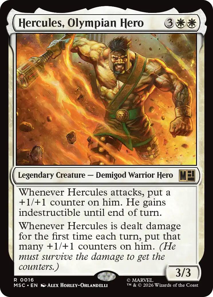 Hercules, Olympian Hero (Surge Foil) [Marvel Super Heroes Commander] | Exor Games Truro