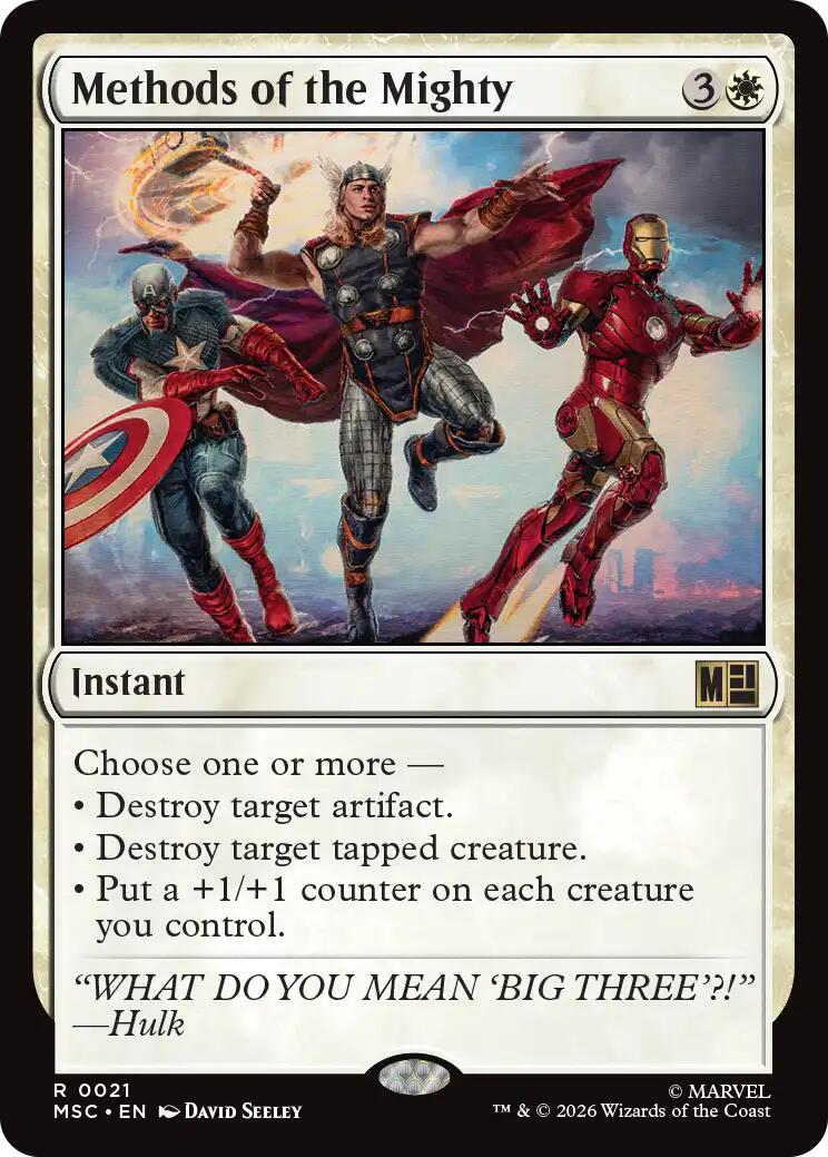 Methods of the Mighty (Surge Foil) [Marvel Super Heroes Commander] | Exor Games Truro