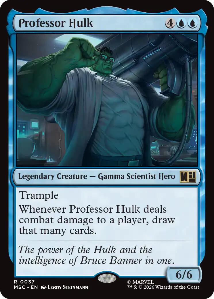 Professor Hulk (Surge Foil) [Marvel Super Heroes Commander] | Exor Games Truro