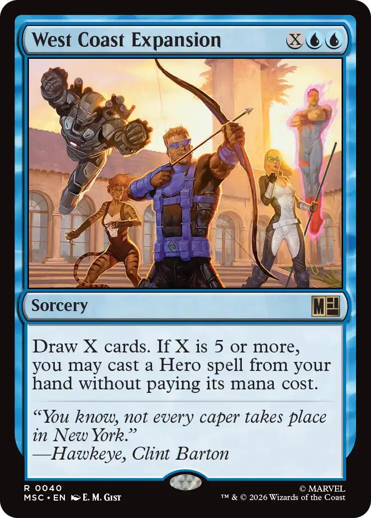 West Coast Expansion (Surge Foil) [Marvel Super Heroes Commander] | Exor Games Truro