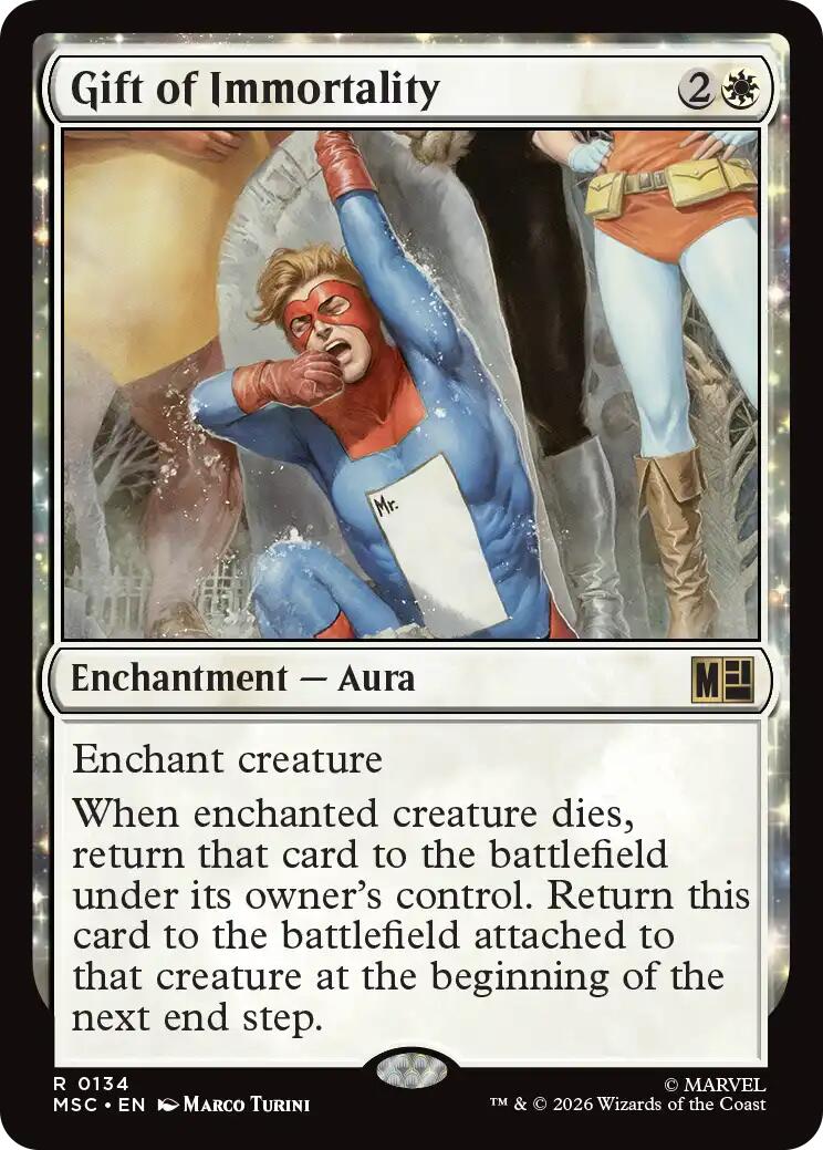 Gift of Immortality (Surge Foil) [Marvel Super Heroes Commander] | Exor Games Truro