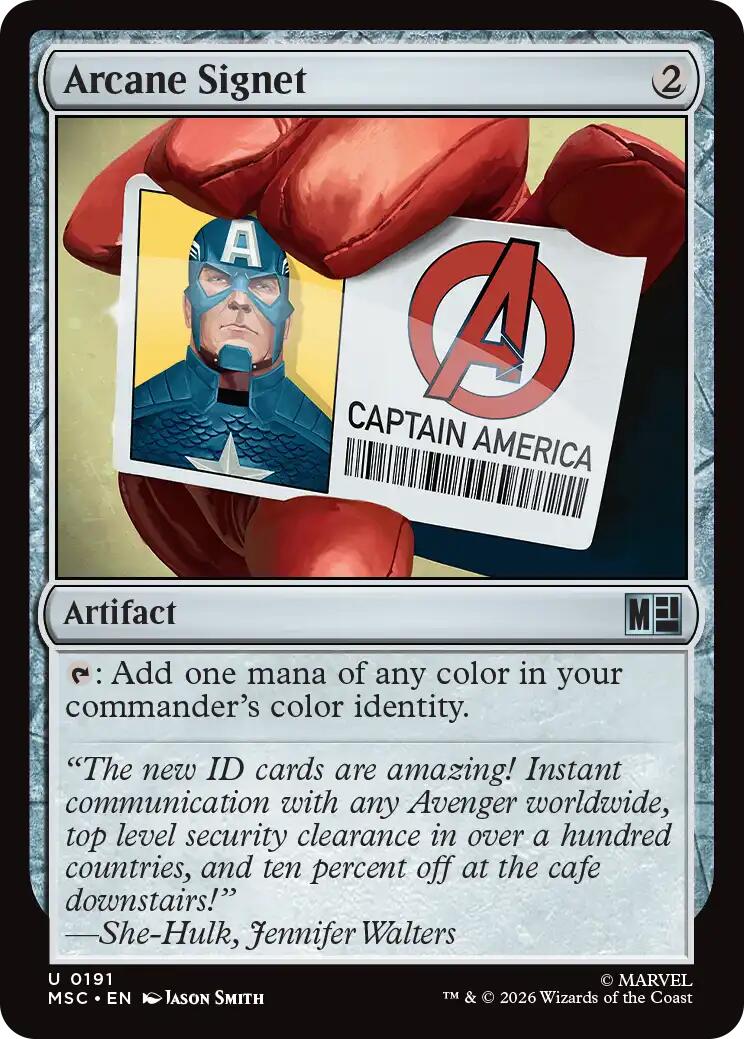Arcane Signet (0191) (Surge Foil) [Marvel Super Heroes Commander] | Exor Games Truro