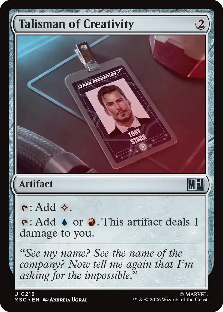 Talisman of Creativity (Surge Foil) [Marvel Super Heroes Commander] | Exor Games Truro