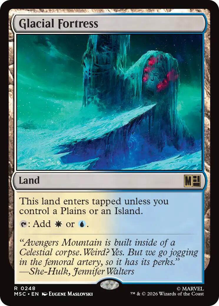 Glacial Fortress (Surge Foil) [Marvel Super Heroes Commander] | Exor Games Truro