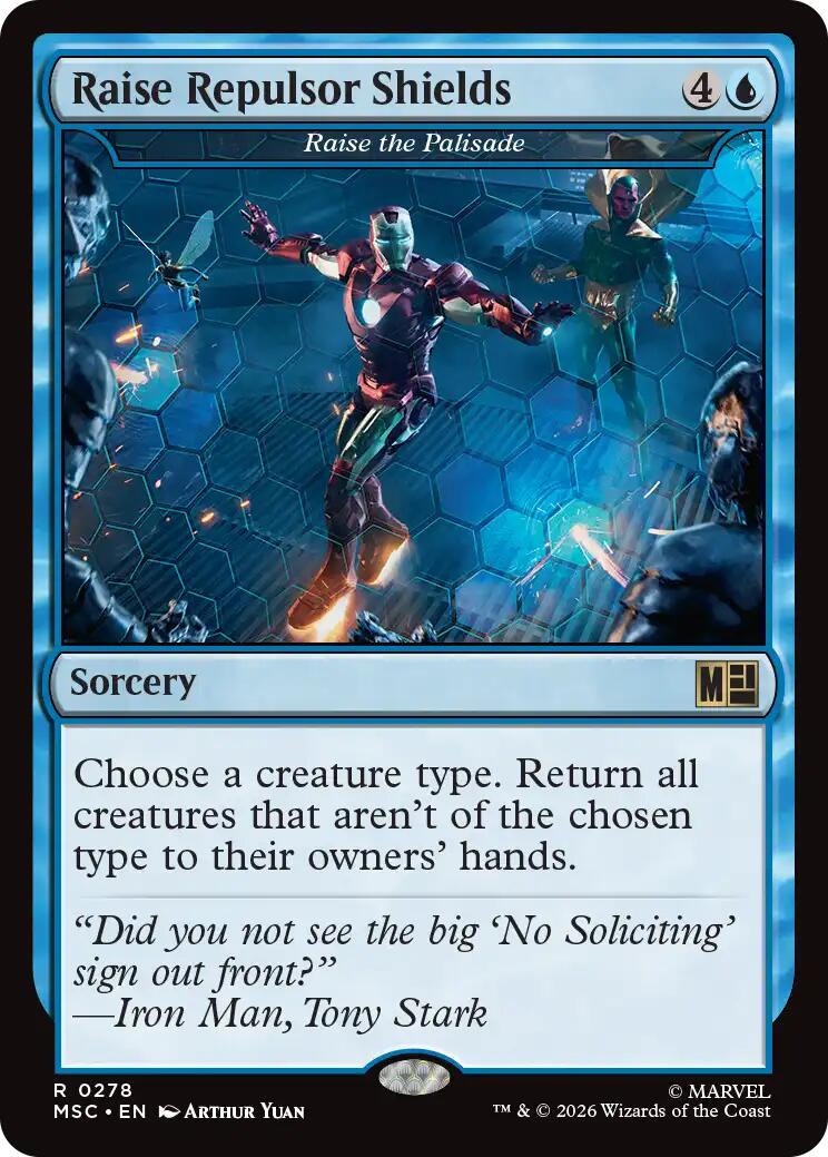 Raise Repulsor Shields - Raise the Palisade (Surge Foil) [Marvel Super Heroes Commander] | Exor Games Truro