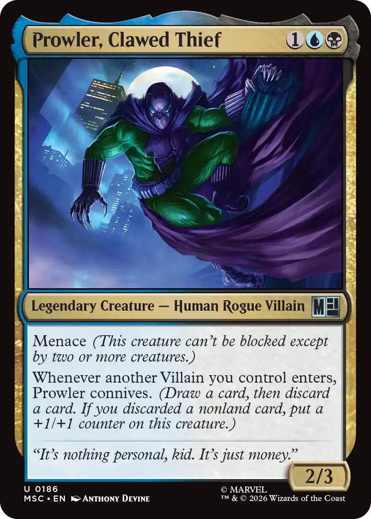 Prowler, Clawed Thief [Marvel Super Heroes Commander] | Exor Games Truro