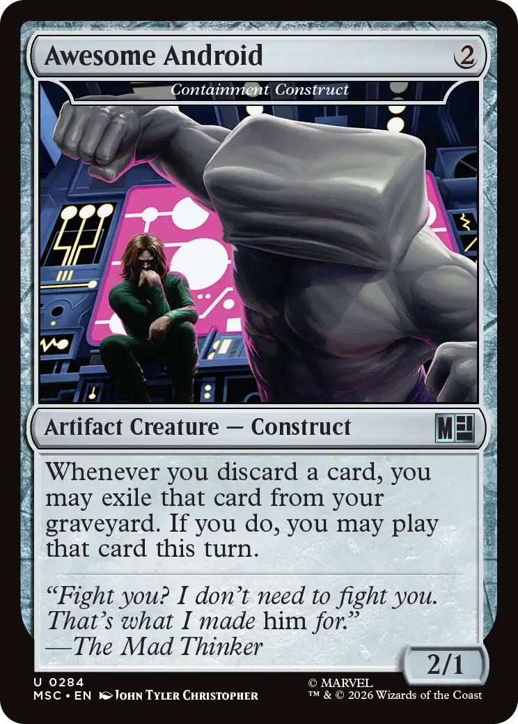Awesome Android - Containment Construct (Surge Foil) [Marvel Super Heroes Commander] | Exor Games Truro