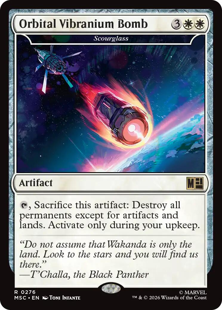 Orbital Vibranium Bomb - Scourglass (Surge Foil) [Marvel Super Heroes Commander] | Exor Games Truro