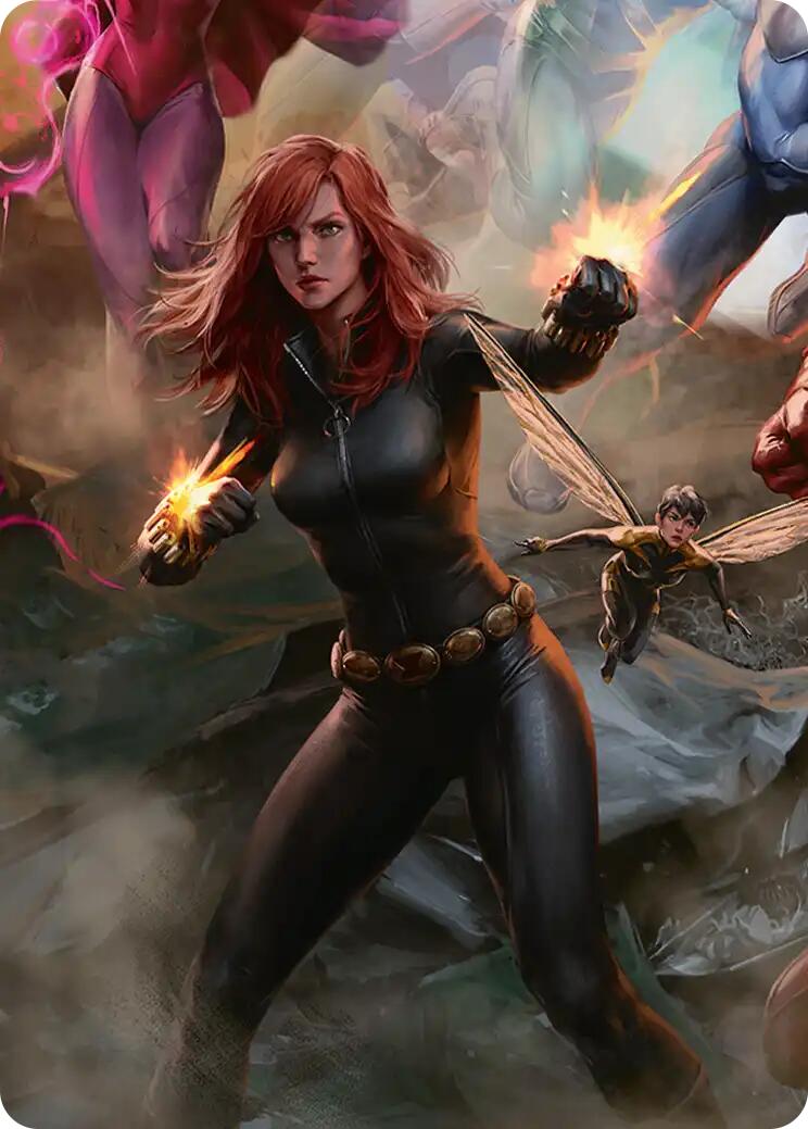 Black Widow, Intel Expert Art Card [Marvel Super Heroes Art Series] | Exor Games Truro
