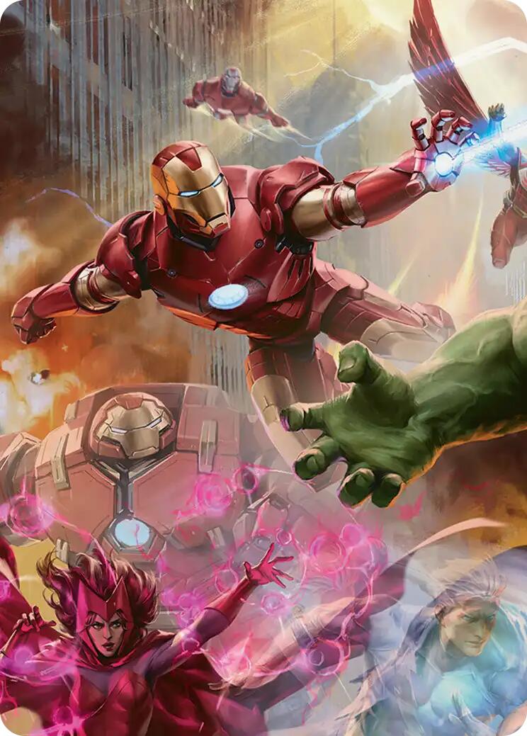 Iron Man, Futurist Paragon Art Card [Marvel Super Heroes Art Series] | Exor Games Truro