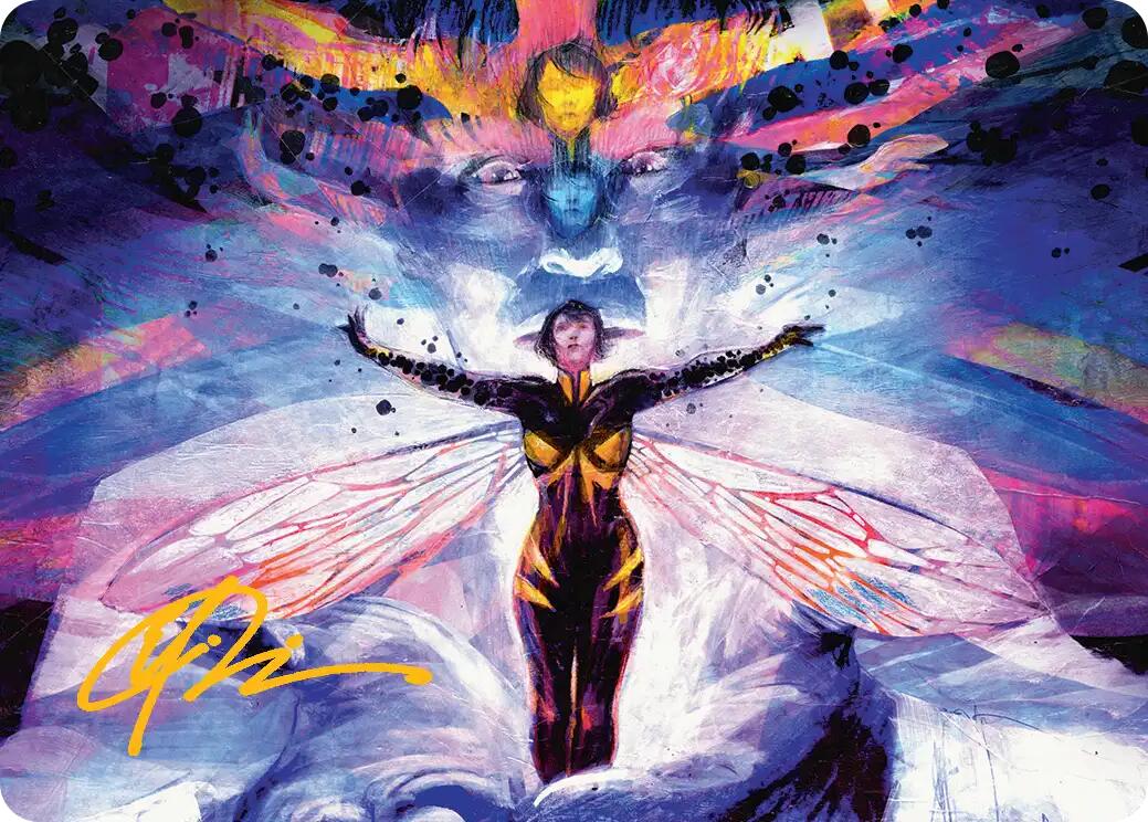 Pym Particles Art Card (Gold-Stamped Signature) [Marvel Super Heroes Art Series] | Exor Games Truro