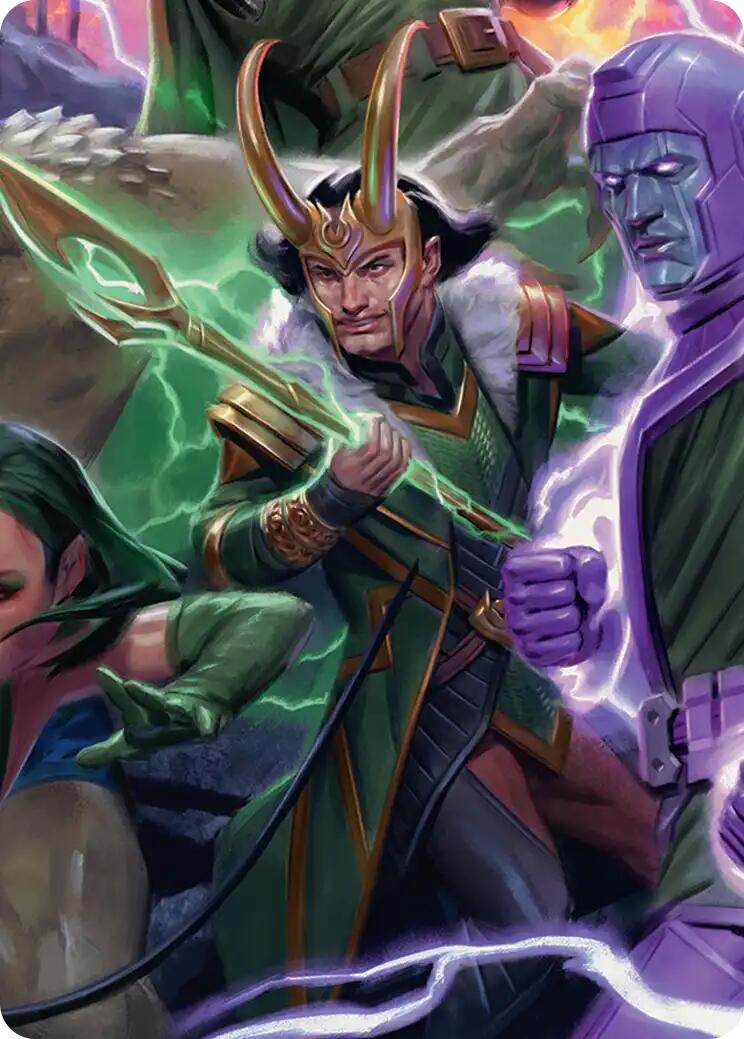 Loki, God of Lies Art Card [Marvel Super Heroes Art Series] | Exor Games Truro