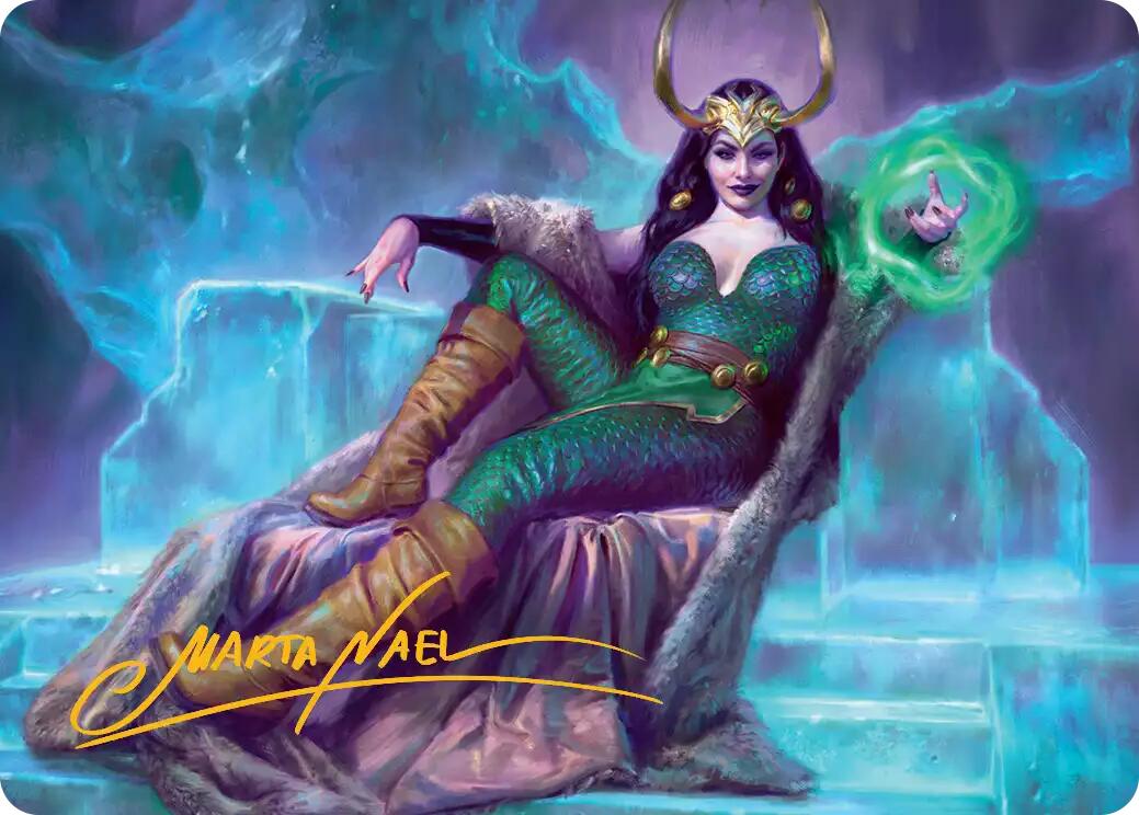 Lady Loki, Agent of Chaos Art Card (Gold-Stamped Signature) [Marvel Super Heroes Art Series] | Exor Games Truro
