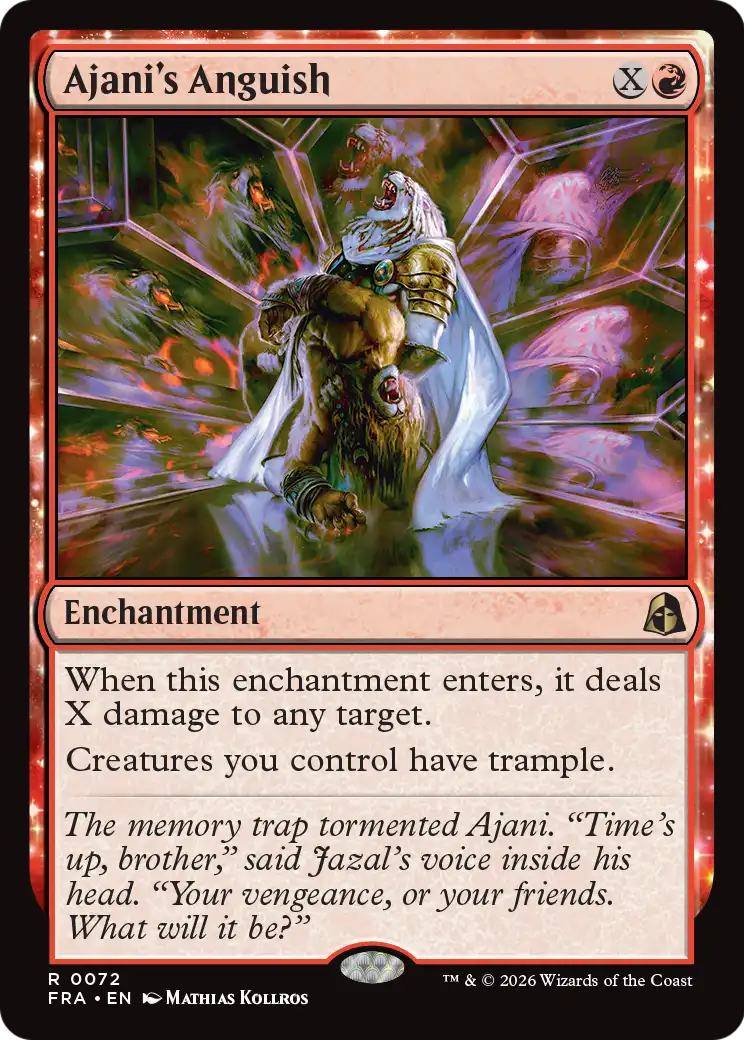 Ajani's Anguish [Reality Fracture] | Exor Games Truro
