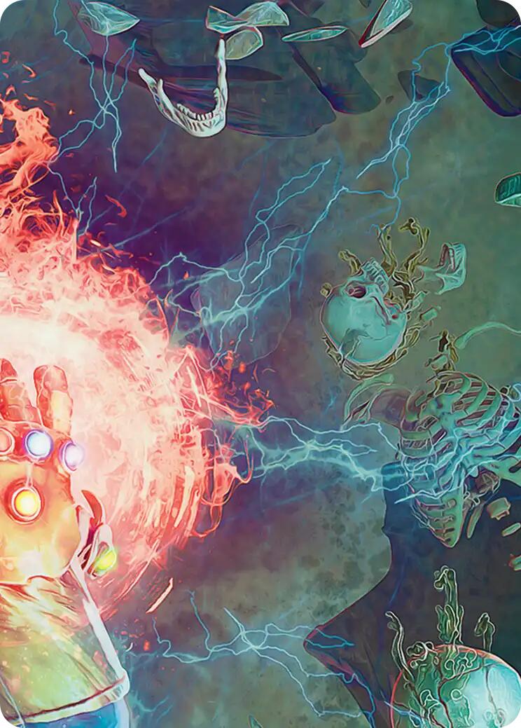 Thanos, the Mad Titan Art Card (3/9) [Marvel Super Heroes Art Series] | Exor Games Truro