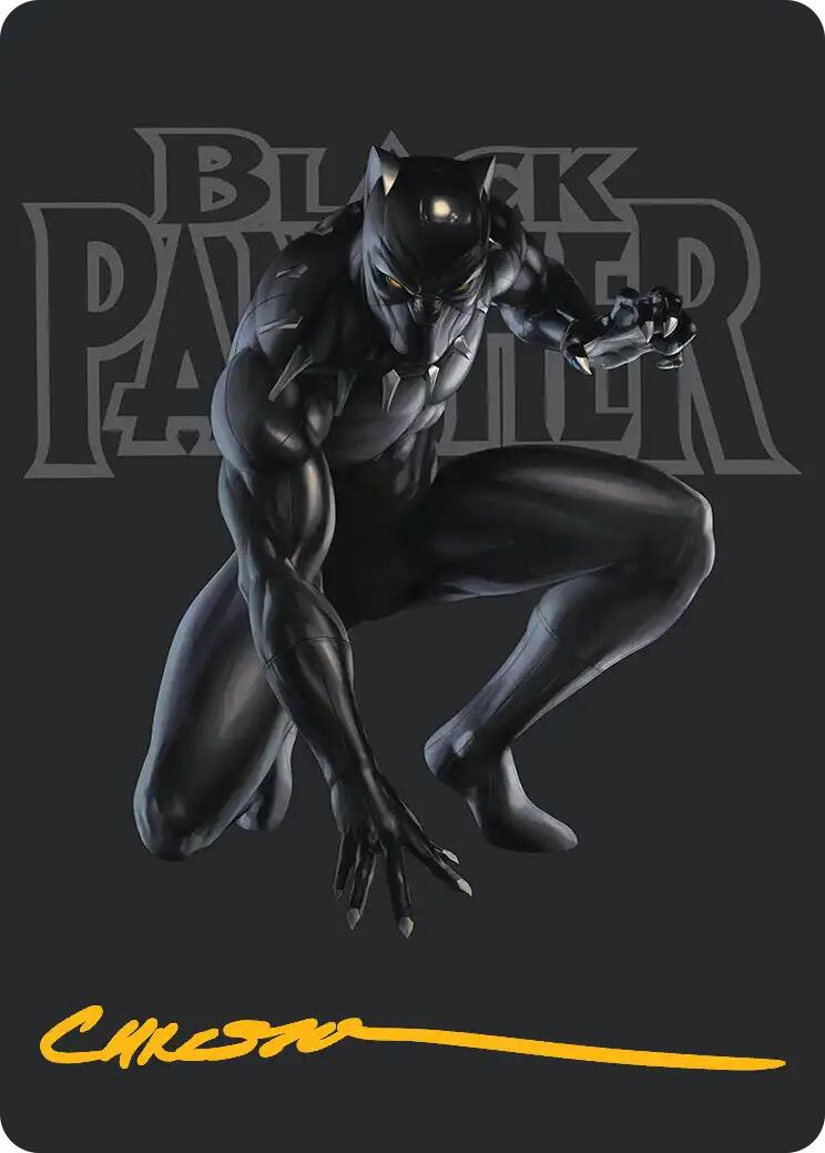 Black Panther, Hope Enduring Art Card (Gold-Stamped Signature) [Marvel Super Heroes Art Series] | Exor Games Truro