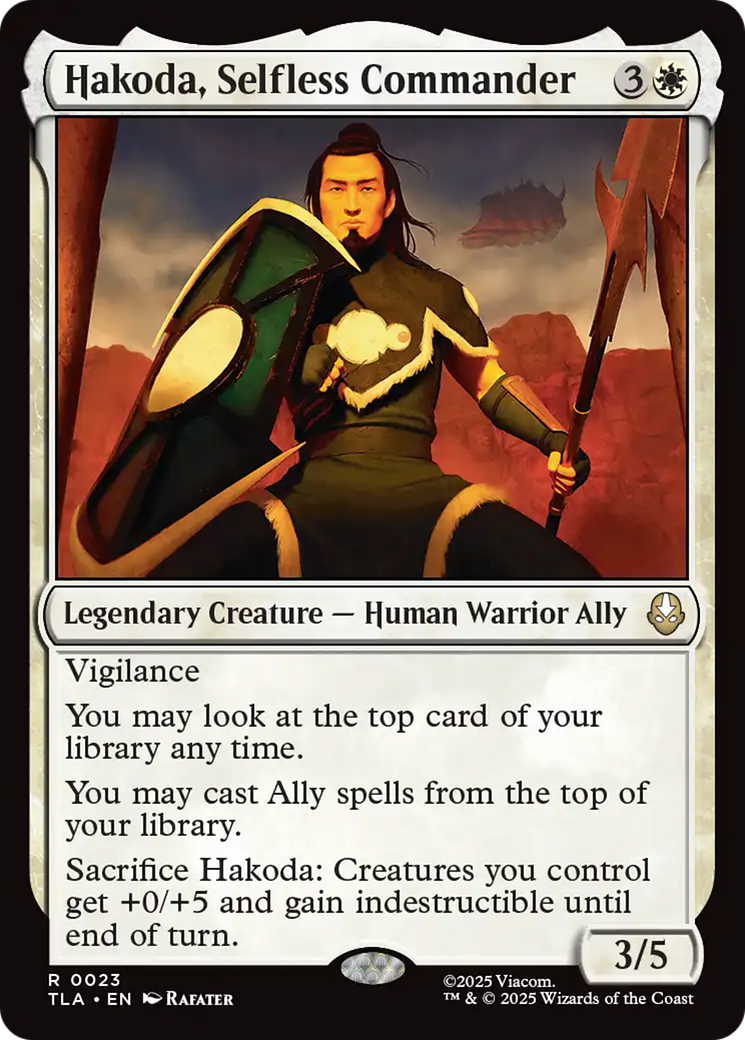 Hakoda, Selfless Commander [Avatar: The Last Airbender] | Exor Games Truro