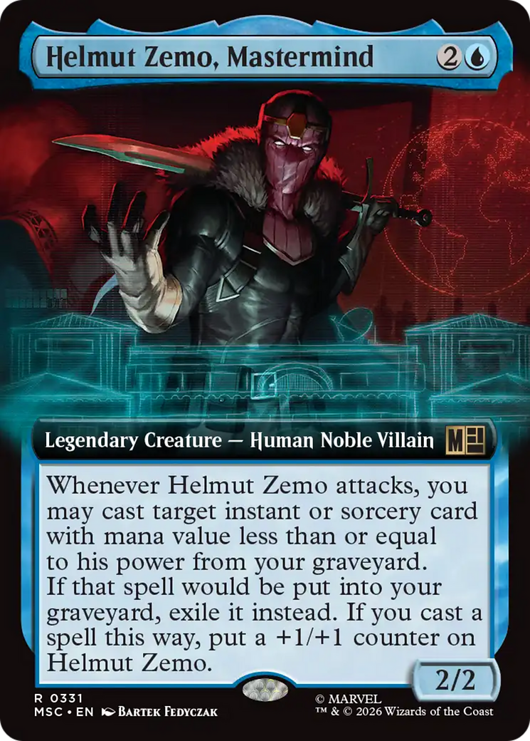 Helmut Zemo, Mastermind (Extended Art) [Marvel Super Heroes Commander] | Exor Games Truro