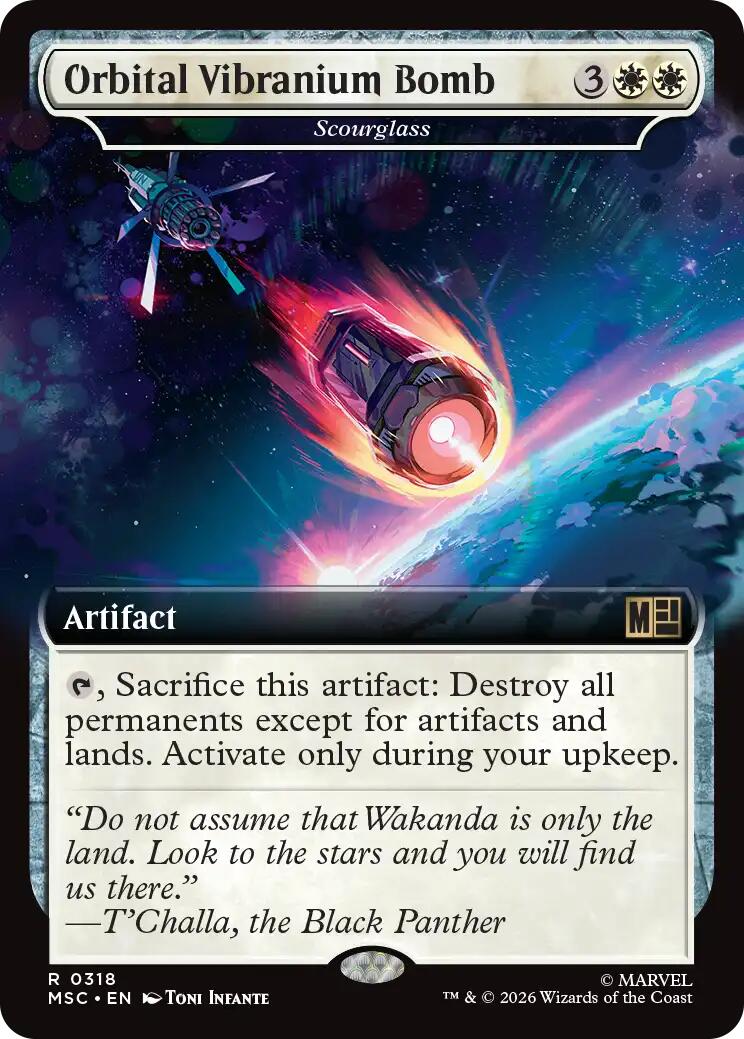 Orbital Vibranium Bomb - Scourglass (Extended Art) [Marvel Super Heroes Commander] | Exor Games Truro