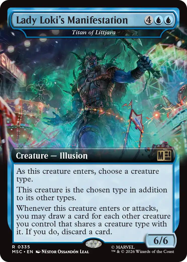 Lady Loki's Manifestation - Titan of Littjara (Extended Art) [Marvel Super Heroes Commander] | Exor Games Truro