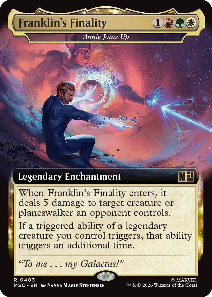 Franklin's Finality - Annie Joins Up (Extended Art) [Marvel Super Heroes Commander] | Exor Games Truro