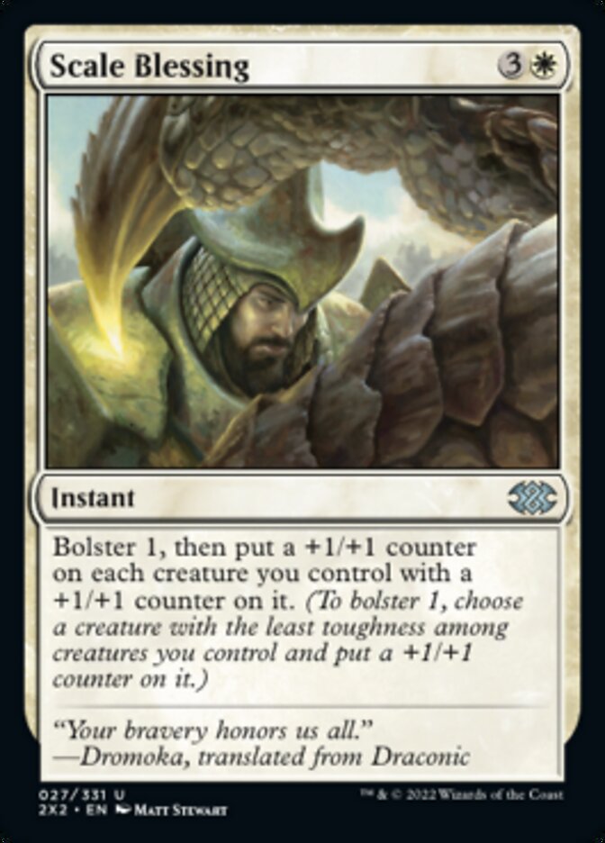 Scale Blessing [Double Masters 2022] | Exor Games Truro