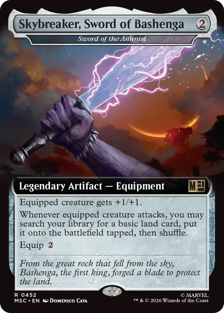 Skybreaker, Sword of Bashenga - Sword of the Animist (Extended Art) [Marvel Super Heroes Commander] | Exor Games Truro