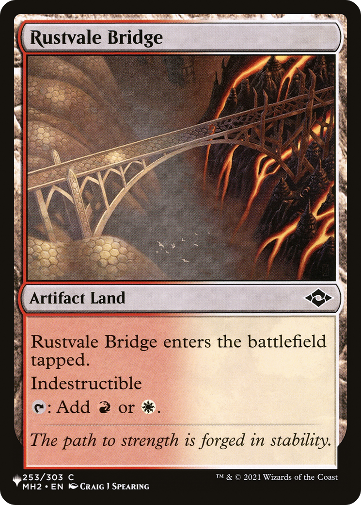 Rustvale Bridge [The List Reprints] | Exor Games Truro