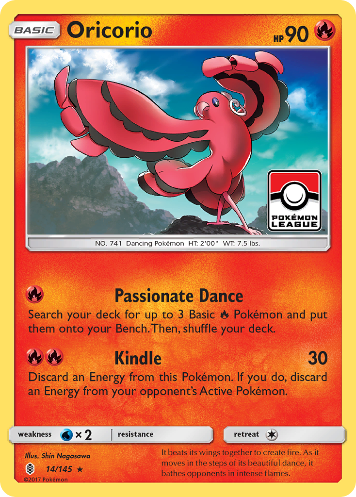 Oricorio (14/145) [Sun & Moon: Guardians Rising] | Exor Games Truro