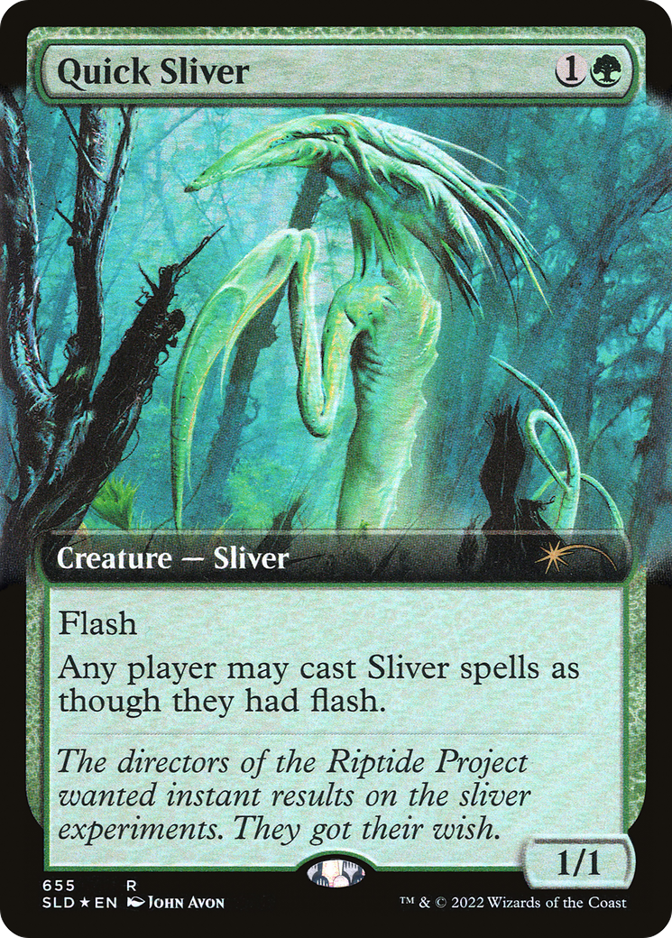 Quick Sliver (Extended Art) [Secret Lair Drop Promos] | Exor Games Truro