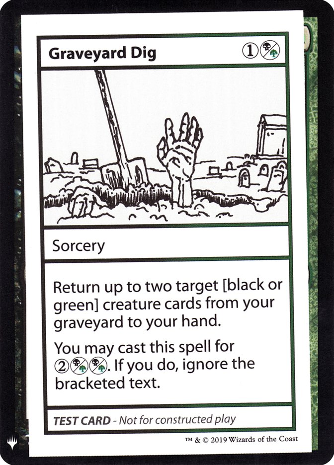 Graveyard Dig [Mystery Booster Playtest Cards] | Exor Games Truro