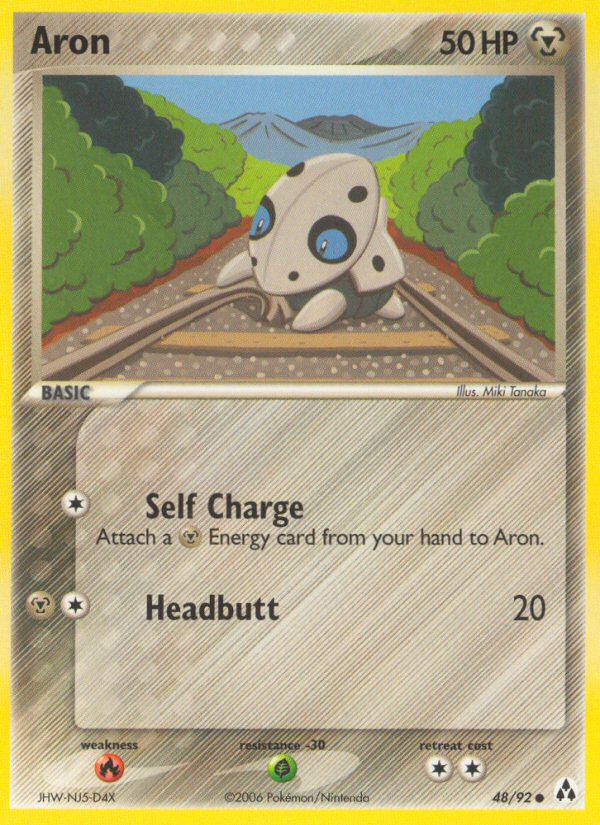 Aron (48/92) [EX: Legend Maker] | Exor Games Truro