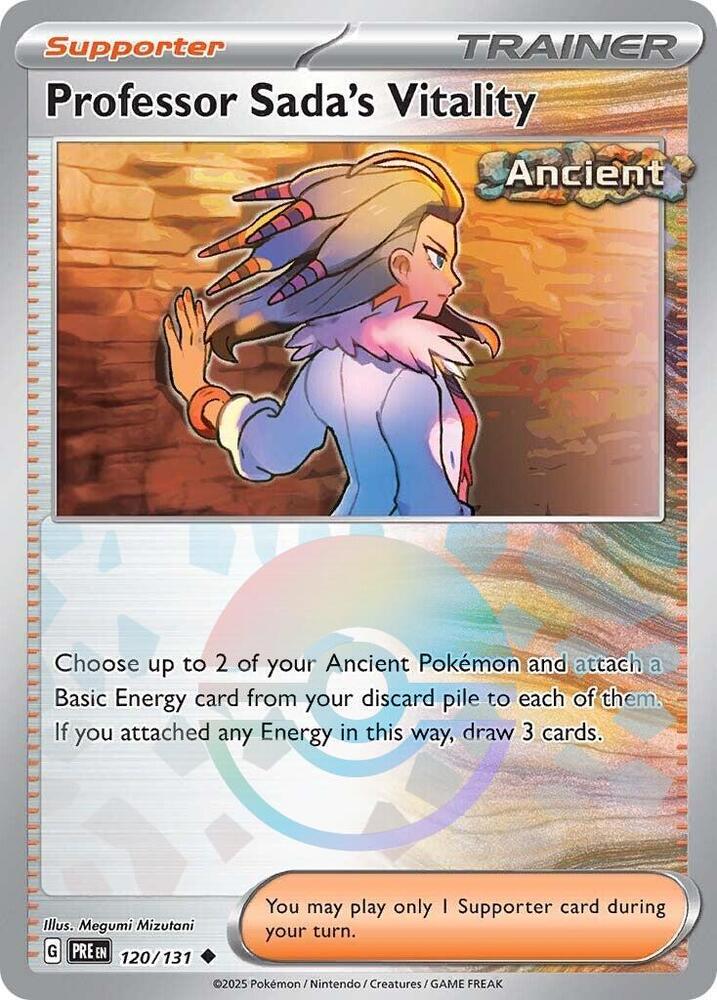 Professor Sada's Vitality (120/131) (Poke Ball Pattern) [Scarlet & Violet: Prismatic Evolutions] | Exor Games Truro
