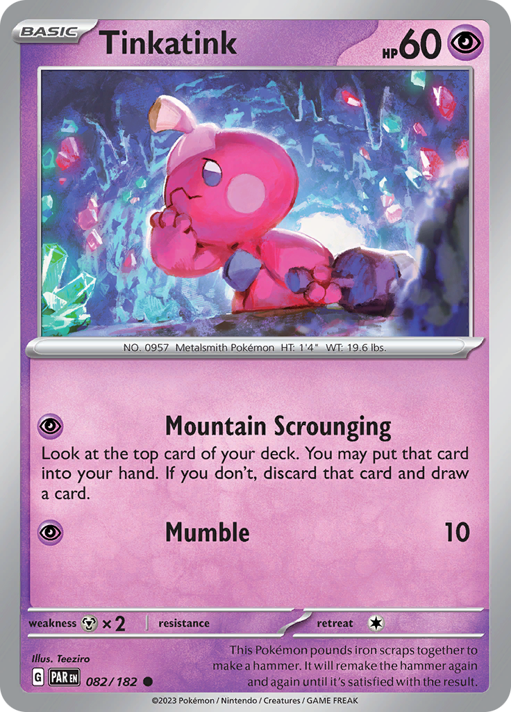 Tinkatink (082/182) [Scarlet & Violet: Paradox Rift] | Exor Games Truro